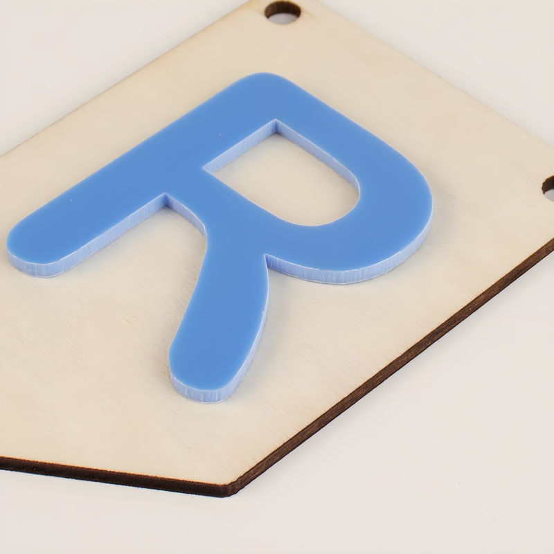 Ramadan Pastle Wood Banner