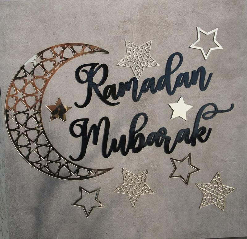 Ramadan Mubarak Acrylic Wall sticker