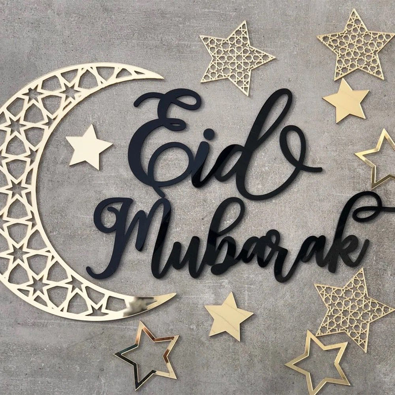 Eid Mubarak Acrylic Wall Sign