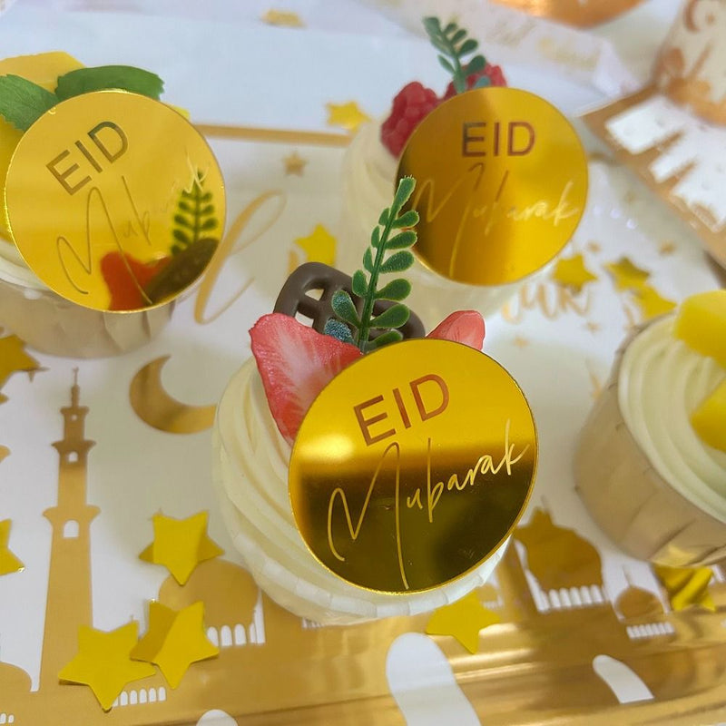 Eid Mubarak Cupcake Topper