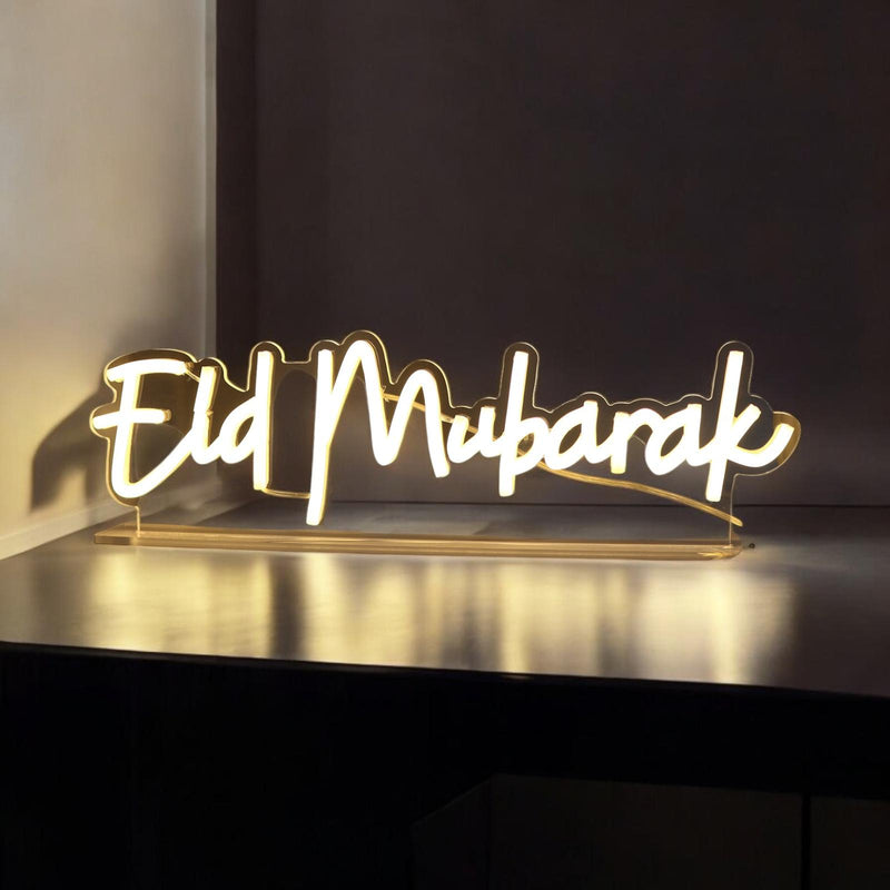 Eid Mubarak Standing Neon Sign